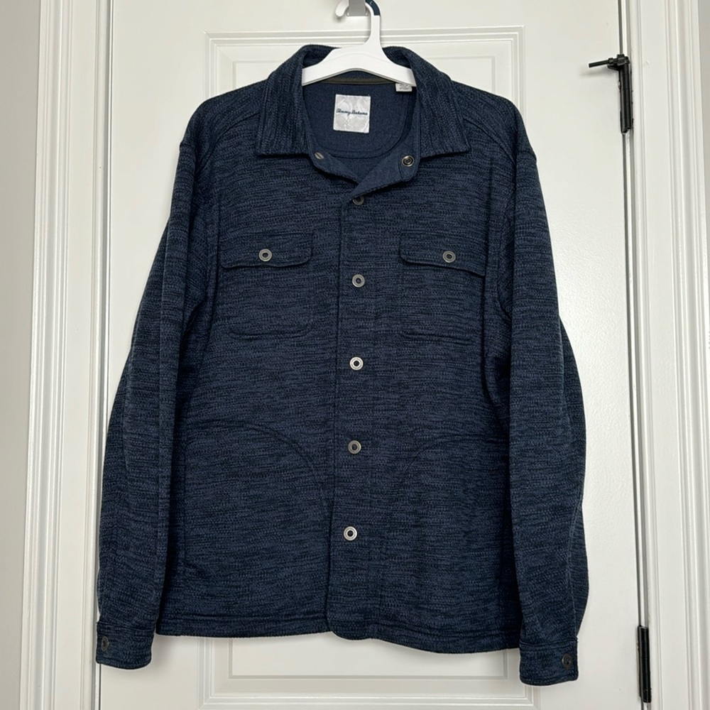 Tommy Bahama button up sweater jacket